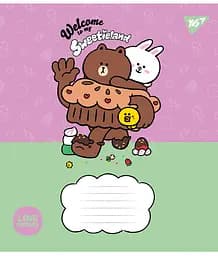Набір зошитів Yes Line Friends. Sweetieland А5 в лінійку 12 аркушів 25 шт. (766949) - мініатюра 5