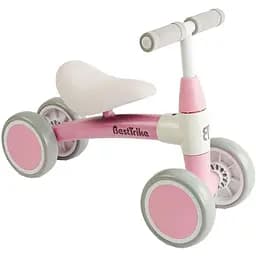 Беговел 4-х колесный BST-71000 Best Trike надувные колеса регулируемое сиденье крепкая рама розовый