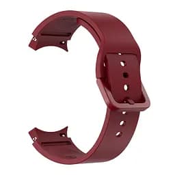 Ремінець для Samsung Galaxy Watch 4 40mm - темно-червоний ширина кріплення 20мм силікон Watchbands Color Angle (W29-6WB39441171) - мініатюра 2