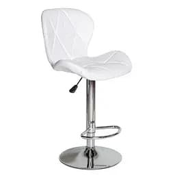 Крісло Mealux Hommex Martini White (H-445 White/Сhrome base)