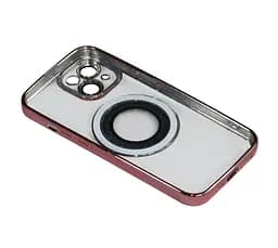 Магнітний чохол XON PhoneCase Magnetic для iPhone 14 (PCMC1114100P 8215) Рожевий/Прозорий - мініатюра 2