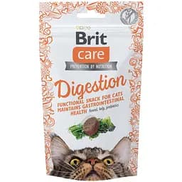 Лакомство для котов Brit Care Cat Snack Digestion с тунцом, фенхелем и ламинарией 50 г