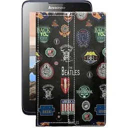 Чехол StatusCASE из экокожи для планшета Lenovo Idea Pad A3500 Битлз