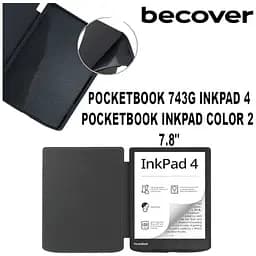 Чохол-книжка BeCover Smart Case для PocketBook 743G InkPad 4/InkPad Color 2/InkPad Color 3 (7.8") Red (710069) - мініатюра 6