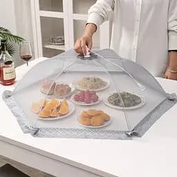 Москитна сітка на стіл Semi Mosquito net 70 см, Grey для захисту продуктів
