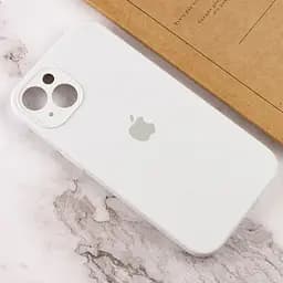 Чохол Silicone Case Full Camera Protective AA для Apple iPhone 13 6.1" Білий / White - мініатюра 4