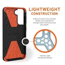 Оригінальний протиударний чохол UAG Civilian Samsung Galaxy S21 Plus (6.7") Olive (21282D117272) - мініатюра 8