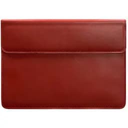 Кожаный чехол-конверт BlankNote на магнитах для ноутбука Универсальный Красный