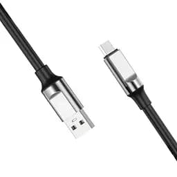 Кабель XO NB251 Android жидкий силиконовый каучук для Micro 6A/1 м Черный