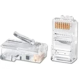 Конектор RJ45 UTP 100 шт. Cat.5e Clear Atcom (3796)