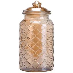 Ємність для зберігання сипучих продуктів S&T 1300 мл жовте скло (7088-17)