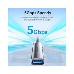Концентратор Vention USB 3.0 to 1xUSB 3.0 + 3xUSB 2.0 0.15m gray (CKOHB) - мініатюра 8