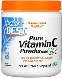 Вітаміни та мінерали Doctor's Best Pure Vitamin C, 250 грам