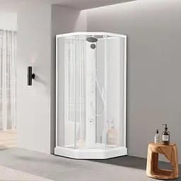 Душевой бокс Dusel Glare белый 900x900x2100 559003
