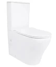 Унитаз напольный Qtap Virgo Ultra Quiet с сиденьем Slim Duroplast/ Soft-close/ Quick Release QT18226092AW