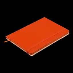 Блокнот діловий Buromax Logo2U Touch Me А5 96 арк. в клітинку обкладинка штучна шкіра помаранчевий (BM.295102-11) - мініатюра 3