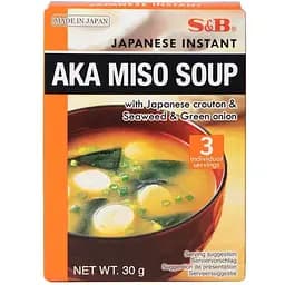 Суп швидкого приготування S&B Aka Miso Soup 30 г 3 шт