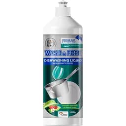 Средство для мытья посуды Wash & Free Экстракт Алоэ вера и лесной земляники 1 л (723109)