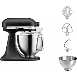 Планетарний міксер KitchenAid Artisan 4.8 л чавун (5KSM185PSEBK) - мініатюра 3