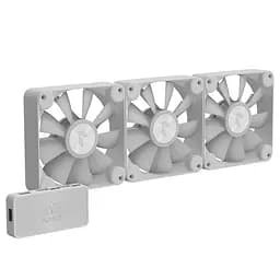Комплект вентиляторів APNX FP1-120 ARGB White - 3 Pack (APF3-PF11257.21) - мініатюра 9