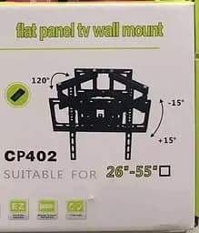 Похилий кронштейн-кріплення для телевізора Flat Panel TV Wall Mount СР402 26"- 56" Настінні кріплення для ТБ - мініатюра 2
