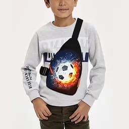 Сумка через плечо детская Футбол 29х17 см сумка слинг для мальчика (02232)