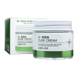 Крем LEBELAGE для лица Dr. Cica Cure успокаивающий против морщин 70 мл