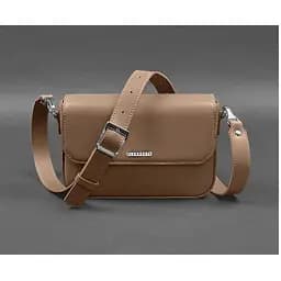 Женская кожаная сумка Mary карамель