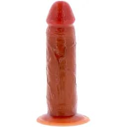 Фаллоимитатор Get Real Skin Foreskin Dong 16 см (коричневый)