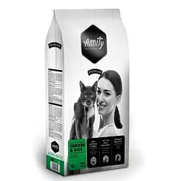 Корм для котів AMITY Chicken&Rice 10 кг повсякденний, з куркою та рисом