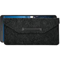 Чохол StatusCASE з повсті для планшету Lenovo Tab V7 Темно-сірий