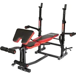 Лава для жиму York Fitness ASPIRE 220 зі стійкою для штанги та партою Скотта