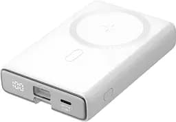 УМБ Joyroom Magnetic Wireless 10000mAh JR-PBM01 20W QC, USB-C In/Out White - мініатюра 2