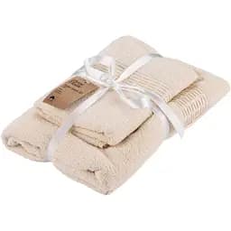 Набір рушників махрових Ardesto Lotus, 140х70/90х50 см, 2 шт., айворі (ART2357IV)