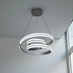 LED люстра завитки Diasha MX78093/1CF 125W, 6875 lm, Ø53 см, підвісна - мініатюра 2