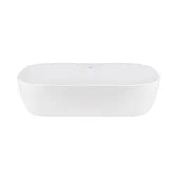 Умивальник Qtap Robin накладний прямокутний 610x400x145 мм White + донний клапан PU02, Білий - мініатюра 3