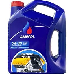 Масло моторное синтетическое Aminol Premium PMG6 5W30 API:SL/CF-4 MB 229.3/229.5 VW 502.00 / 505.00, 4 л (161769)
