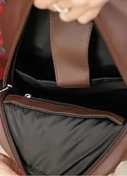 Жіночий рюкзак Sambag Brix Classic шоколадний 35 х 25 х 12 см (14511020) - мініатюра 6