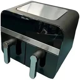 Аэрофритюрница безмасляная Rainberg RB-2290 на 2 контейнера по 6.5л с сенсорным управлением 4200Вт