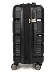 Валіза маленька S поліпропілен Worldline Airtex 283 56×33×22см 52л Чорний - мініатюра 5