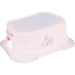 Ступени детские антискользкие в ванну Tega Baby Bunny light pink