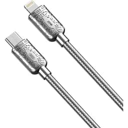 Кабель XO NB-Q217A USB C - Lightning 20 W сріблястий