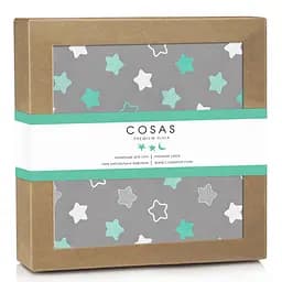 Пелюшка багаторазова Cosas непромокаюча Cookies 70х120 см, м'ятна