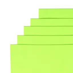 Фоаміран для творчості А4 15A4-7050 світло-салатовий 1,5 мм, 10 аркушів