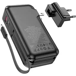 Зовнішній акумулятор Hoco J126 Travel 10000mAh 22.5W Black [615723] [107510] - мініатюра 3