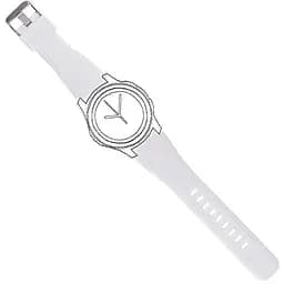 Силіконовий ремінець Primo для годинника Samsung Galaxy Watch 46 мм SM-R800 White