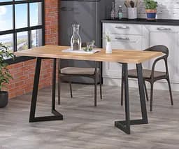 Обідній стіл Сильвія Loft Design (Дуб Крафт золотий)