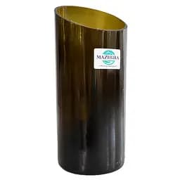 Ваза Mazhura Vine со скосом, 18,5х7,5х7,5 см, темно-зелений (mz708520)