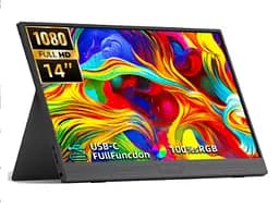 Портативний монітор ZSUS 14A black 14" 1920x1080 60 Гц