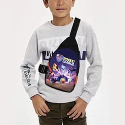 Сумка через плече дитяча Rocket League 29х17 см сумка слінг для хлопчика (02308)